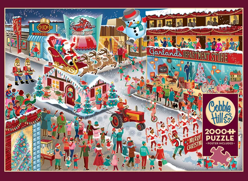 Die Parade des Weihnachtsmanns