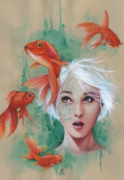 La Demoiselle aux Poissons