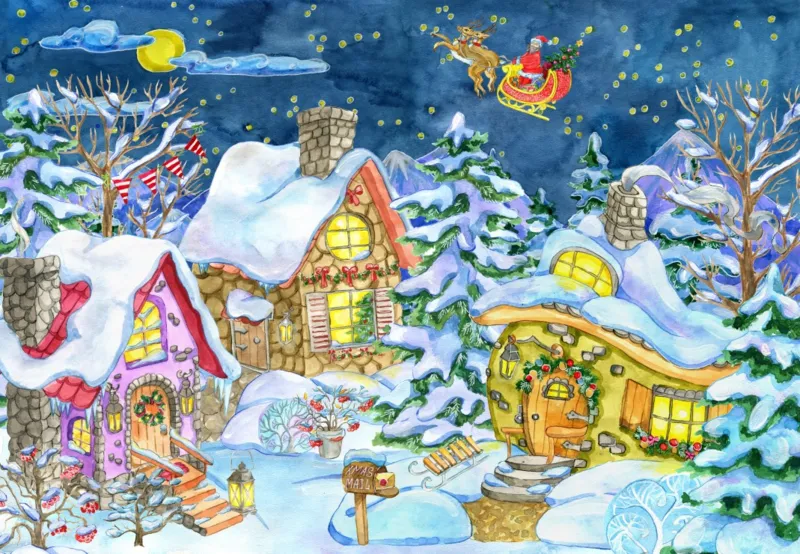 Der Weg des Weihnachtsmanns