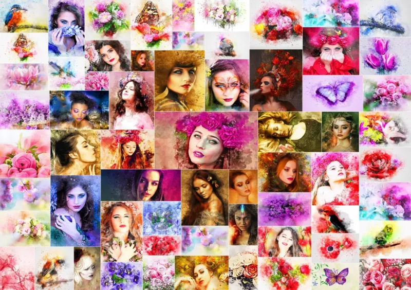 Collage - Frauen