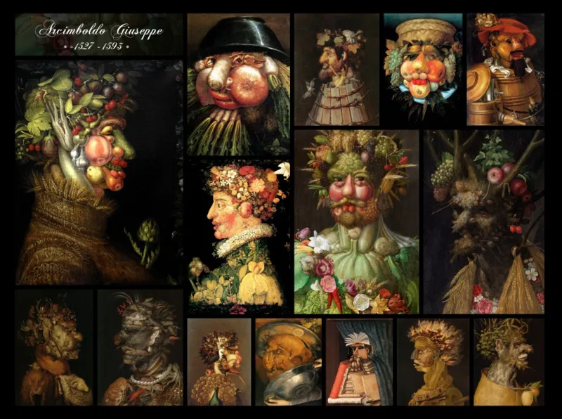 Arcimboldo Giuseppe - Collage