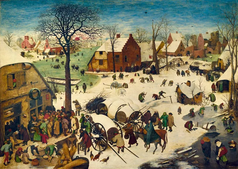 Pieter Bruegel the Elder - The Census at Bethlehem, 1566
