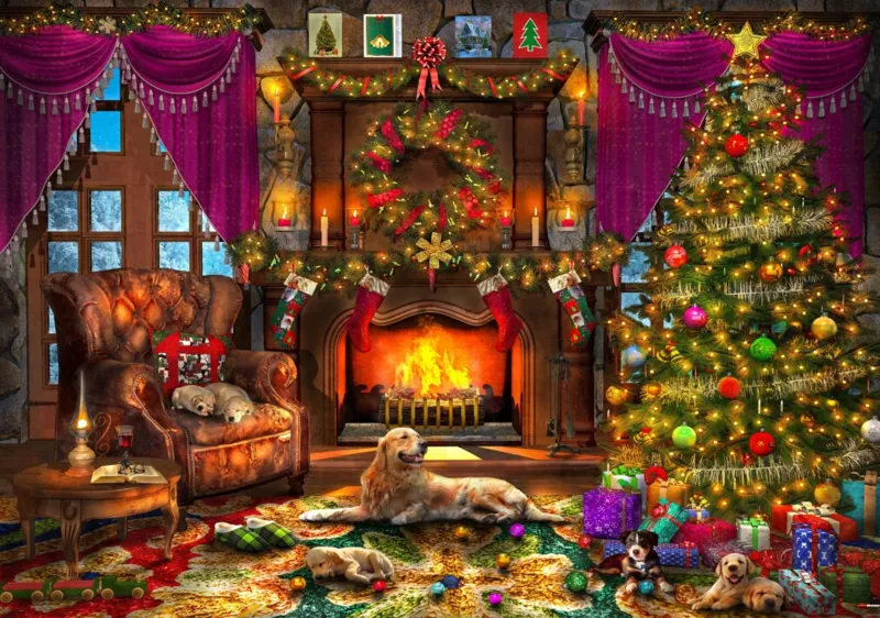 Cosy Christmas Room
