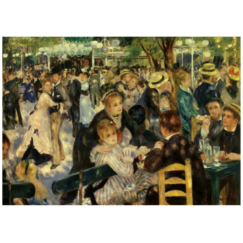 Dance At Le Moulin De La Galette. Pierre-Auguste Renoir