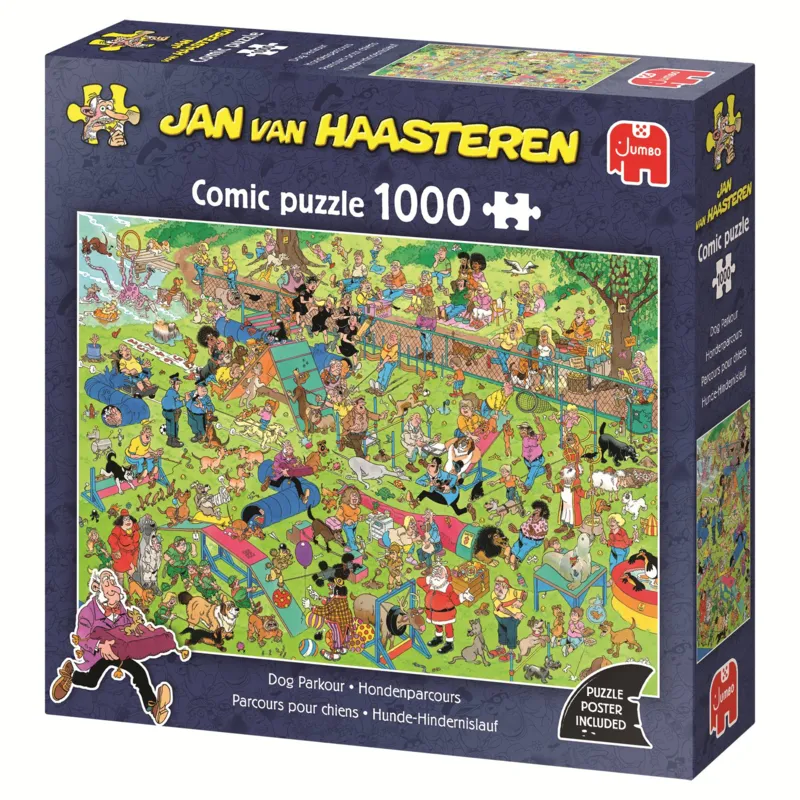 Jan van Haasteren - Hunde-Hindernislauf