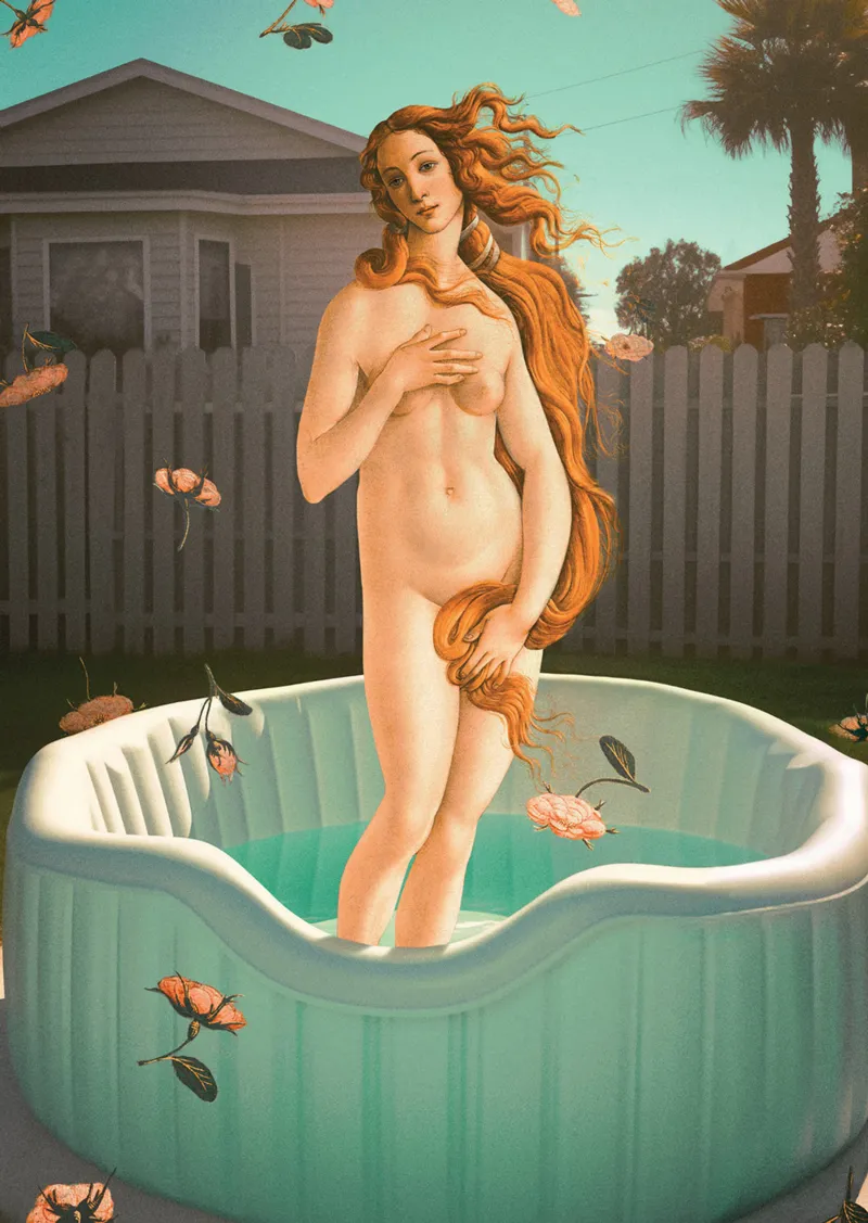 Minipuzzle 99 Teile - Kiddie Pool Venus