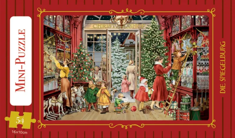 Minipuzzle - Haus im Schnee