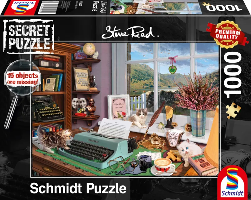 Secret Puzzle - Steve Read: Am Schreibtisch
