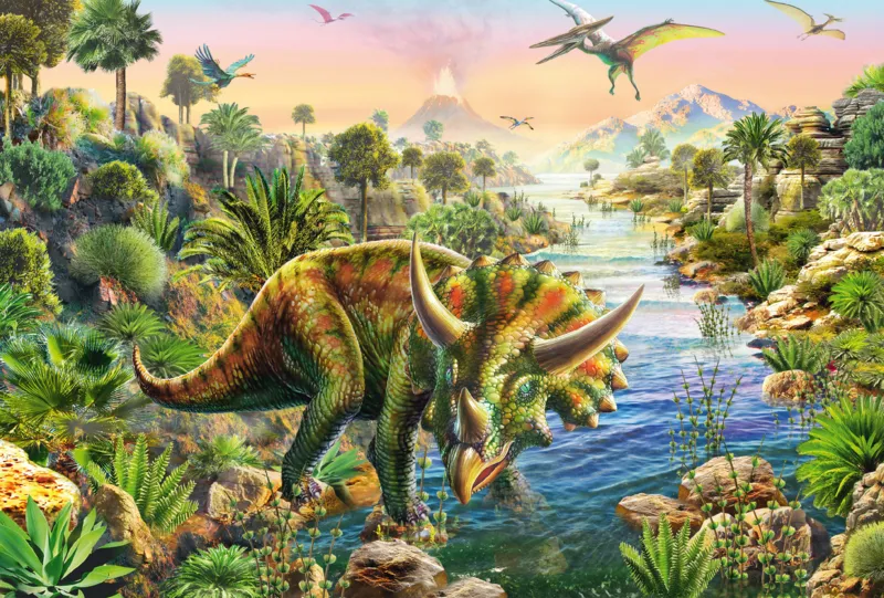 3 Puzzles - Abenteuer mit den Dinosauriern