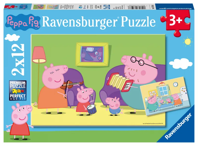 2 Puzzles - Peppa Pig