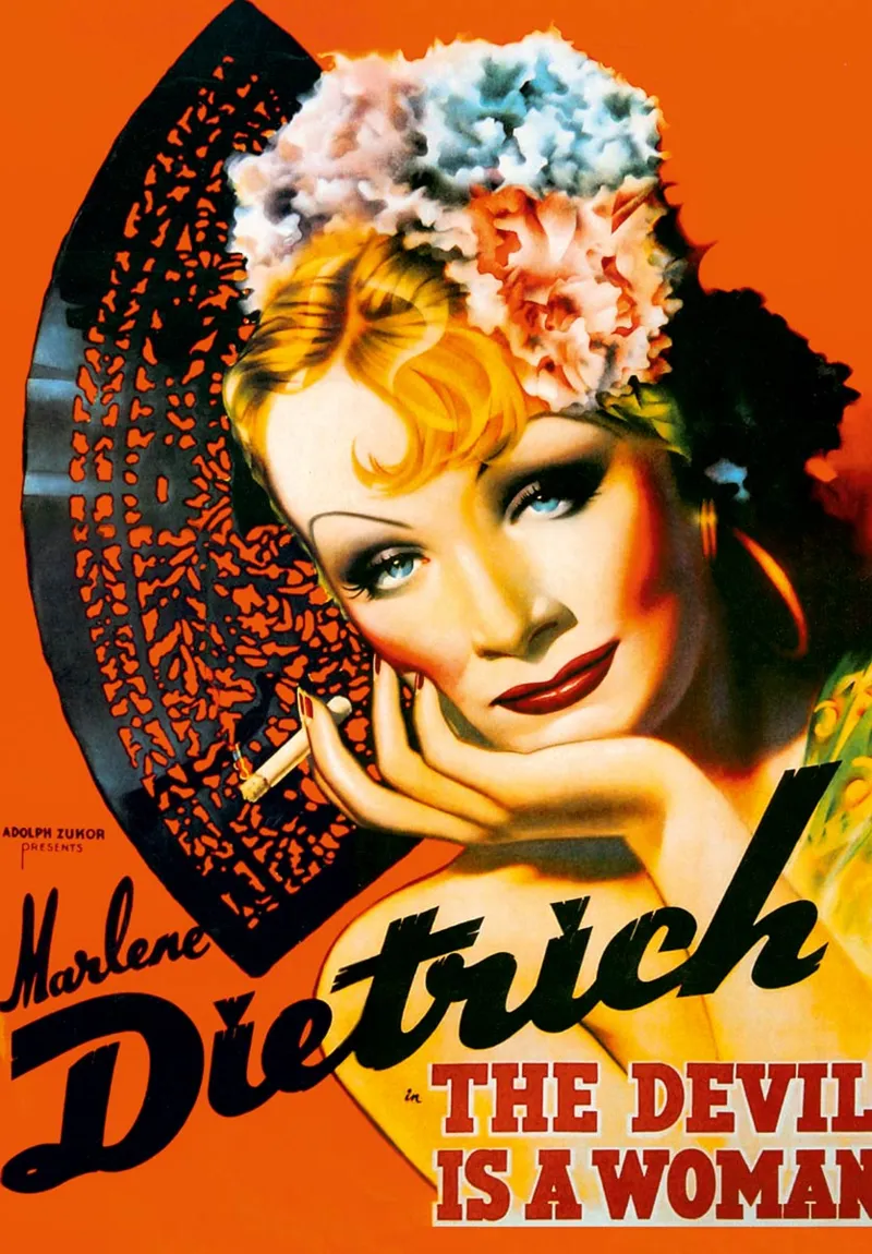 Vintage Posters: Marlene Dietrich - The Devis is a Woman