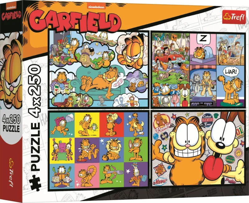 4 Puzzles - Garfield doesn't like Mondays - Garfield