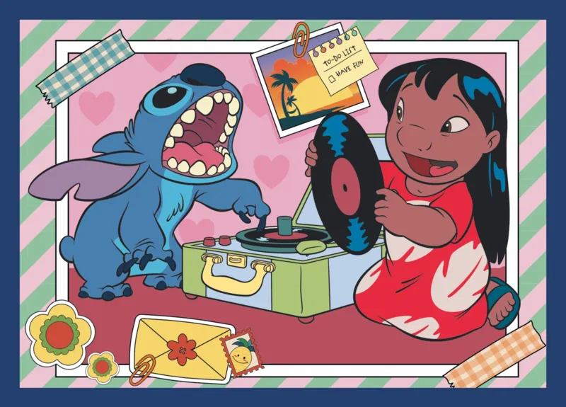4 Puzzles - Space Stitch + 1 Poster