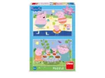 2 Puzzles - Peppa Wutz: Im Urlaub