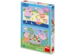 2 Puzzles - Peppa Wutz: Im Urlaub