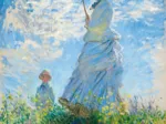 Claude Monet - Woman with a Parasol - Madame Monet and Her Son
