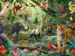 Bunte Tierwelt im Dschungel