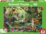 Bunte Tierwelt im Dschungel