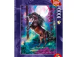 Einhorn bei Vollmond