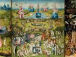 Handgeschnittenes Holzpuzzle - Garden Of Delights
