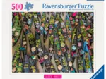 Puzzle Highlights - Bunte Märkte - Schwimmender Markt, Indonesien